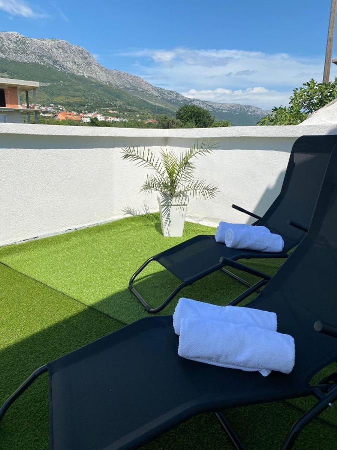 Apartment Milena Kastela Mit Whirlpool Экстерьер фото
